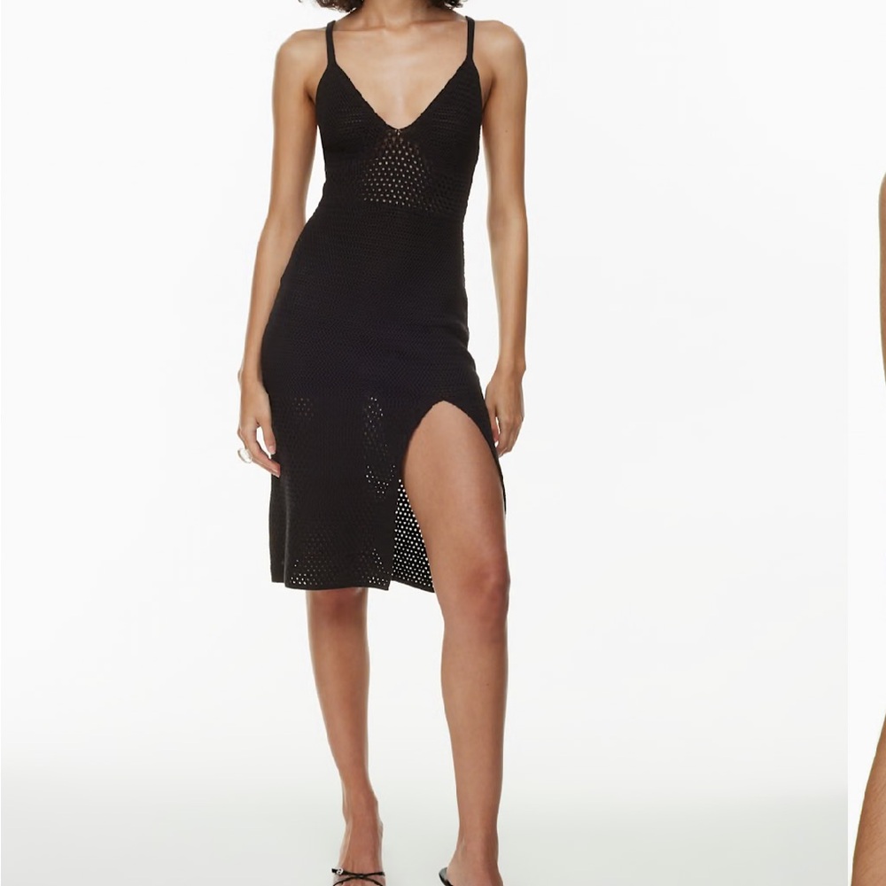 Elegant Black Midi Dress